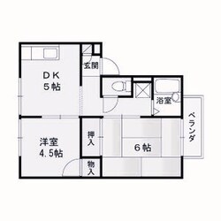 西宮北口駅 徒歩15分 2階の物件間取画像